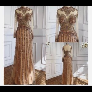 Gorgeous gold dress with stones